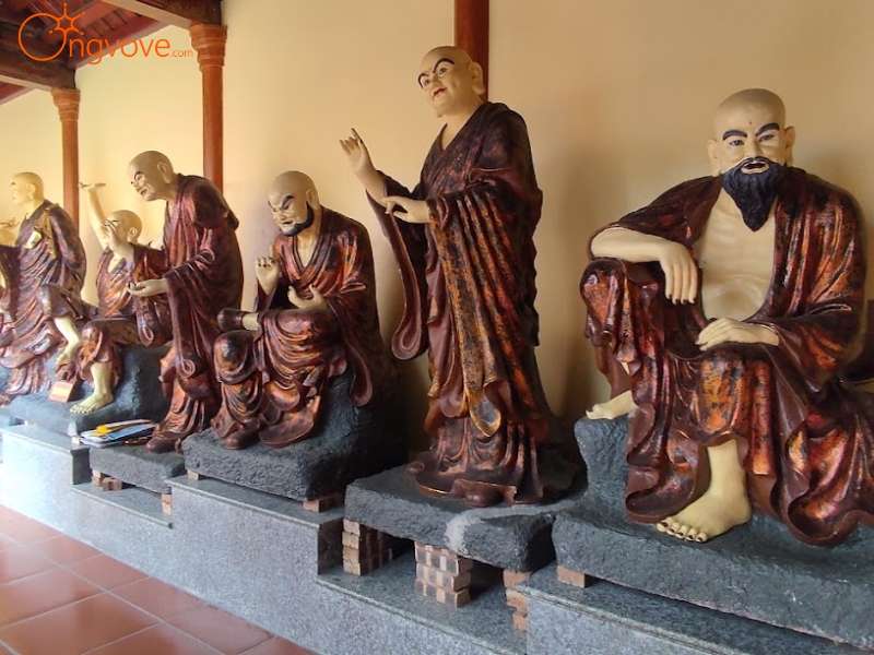 Các Địa Điểm Tham Quan Nổi Tiếng chùa thôn Cao_Chùa Hoàng Bà Hưng Yên