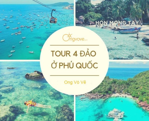 Tour 4 đảo Nam Phú Quốc - Tour Phú Quốc 1 ngày