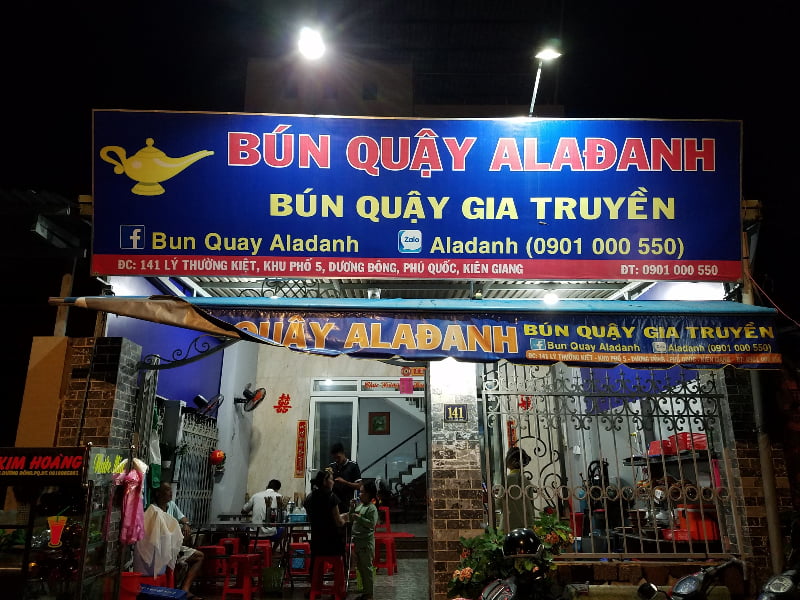 Bún quậy Alađanh Phú Quốc