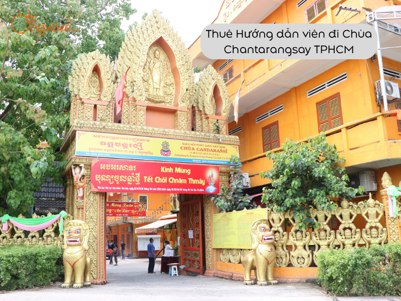 Thuê Hướng dẫn viên đi Chùa Chantarangsay TPHCM