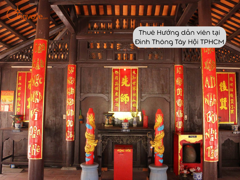 Thuê Hướng dẫn viên tại Đình Thông Tây Hội TPHCM