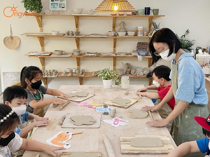 Lớp học làm gốm tại Sài Gòn