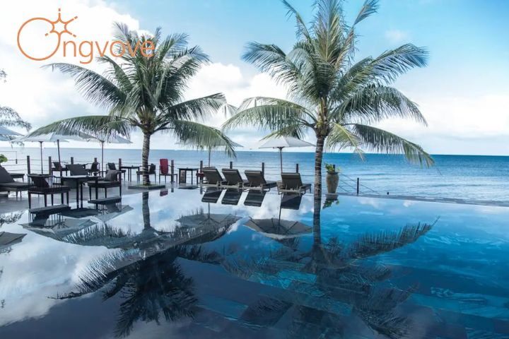 Resort 4 sao Phú Quốc có bãi biển riêng