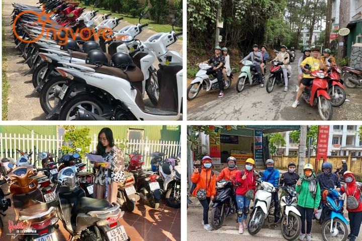Kinh nghiệm thuê xe máy phương tiện đi lại ở Đà Lạt - Lâm Đồng