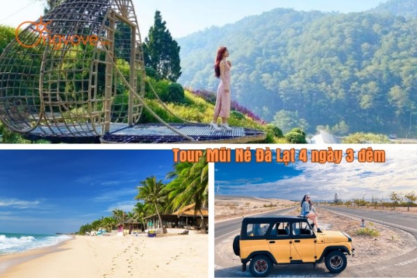 Tour Đà Lạt 4N3D - Mũi Né - các địa điểm nổi tiếng ở Đà Lạt