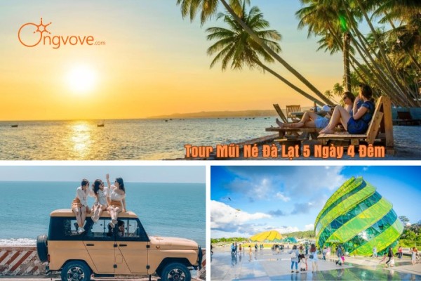 Tour Đà Lạt 5N4D - Mũi Né - Đồi Cát Bay - Thung lũng tình yêu - Hồ Xuân Hương - Thác Datanla