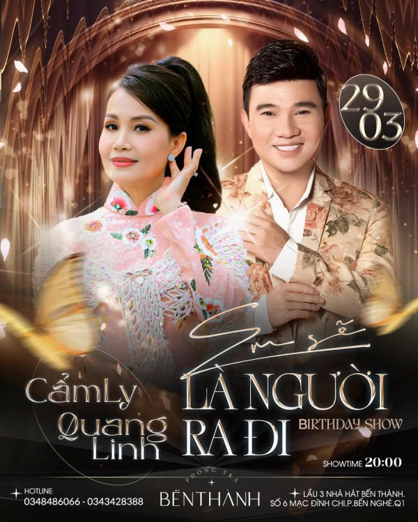 [Nhà hát Bến Thành] ĐÊM NHẠC CẨM LY - QUANG LINH