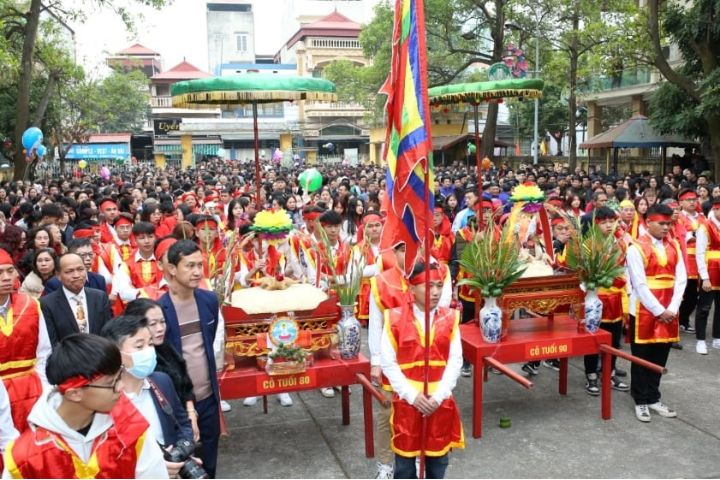 Lễ tế là nghi thức cuối cùng khép lại phần lễ của ngày hội Lim