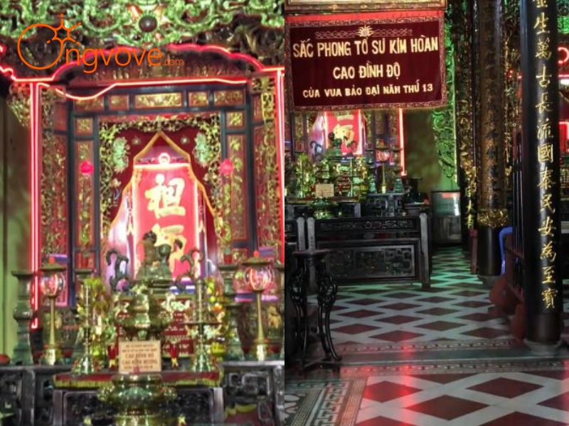 Cấu trúc của nơi tổ chức Lễ hội giỗ tổ nghề kim hoàn thành phố Hồ Chí Minh
