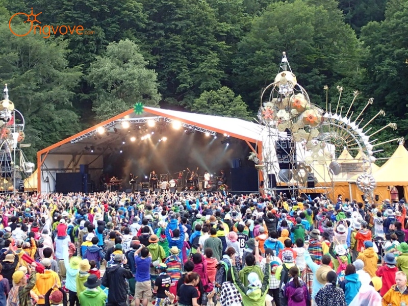 Địa điểm và thời gian diễn ra lễ hội Fuji Rock Festival