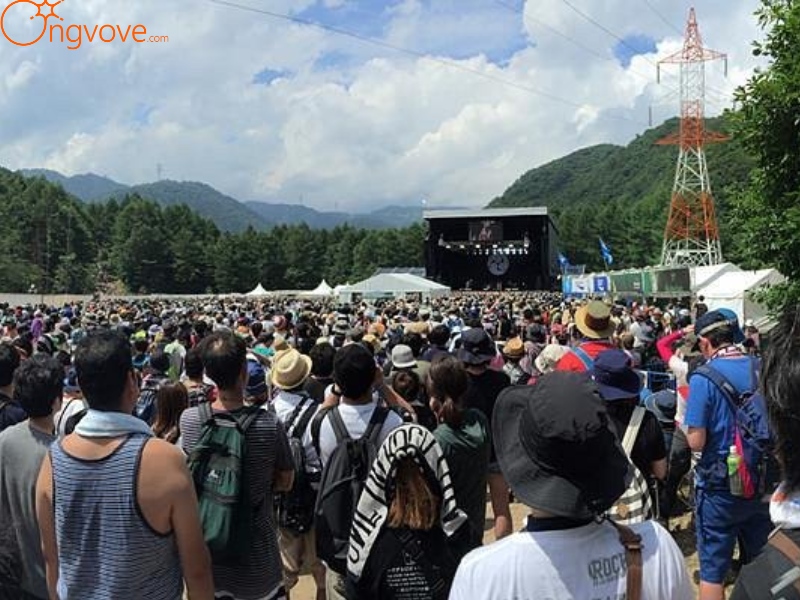 Trải nghiệm tại Fuji Rock Festival