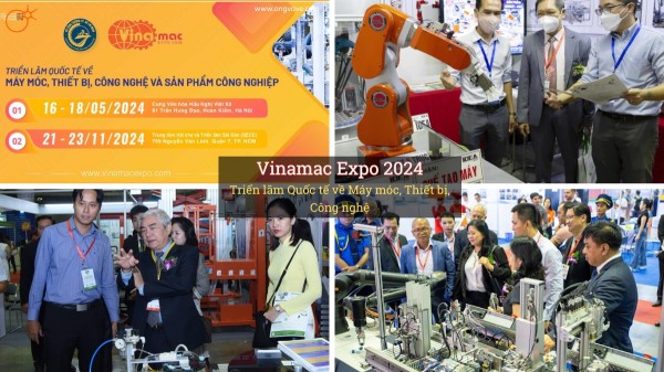 Vinamac Expo 2024 - Triển lãm Quốc tế về Máy móc, Thiết bị, Công nghệ và Sản phẩm Công nghiệp tại TP. Hồ Chí Minh