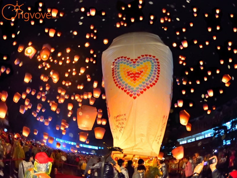 Các hoạt động diễn ra tại lễ hội đèn trời Bình Khê tại Đài Loan