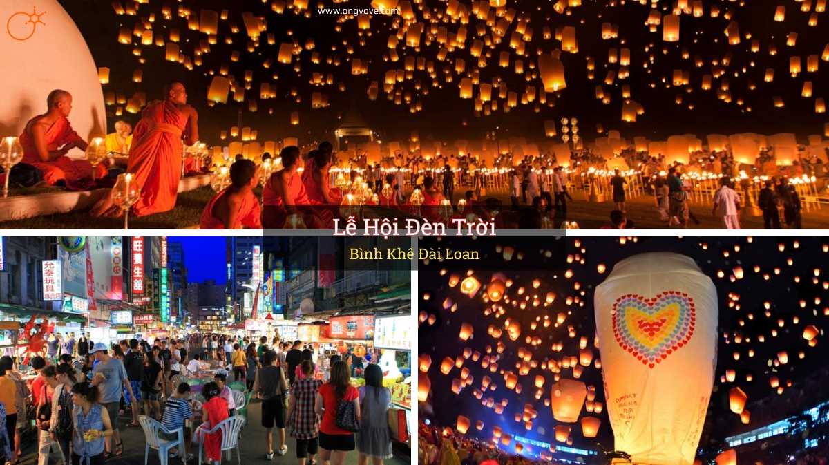 Rực Rỡ Ánh Sáng: Lễ Hội Đèn Trời Bình Khê tại  Đài Loan