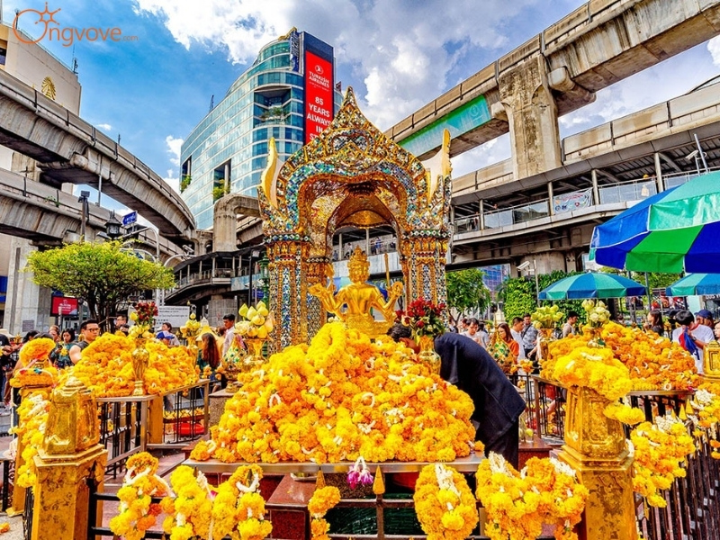 đền Phật Bốn Mặt - Đền Erawan BangKok