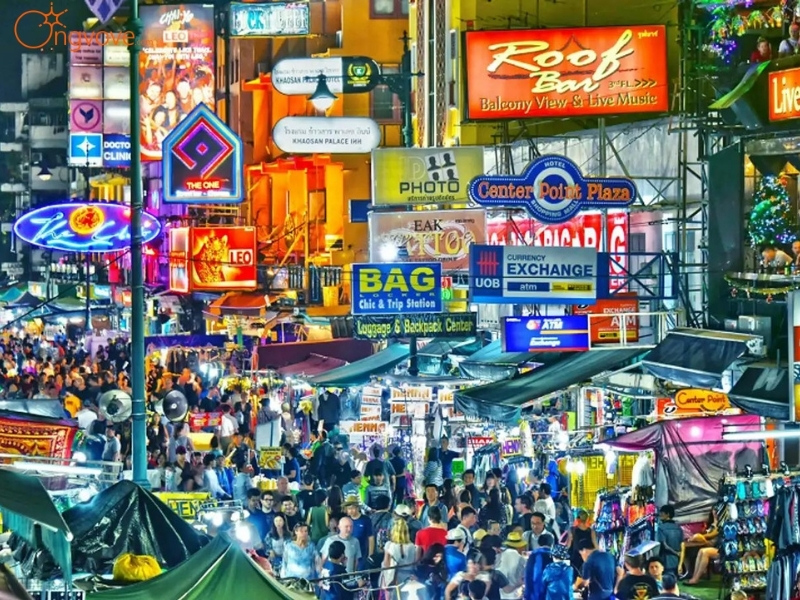 Khaosan Road Thái Lan - Đường Khaosan Thái Lan