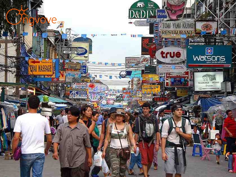 Kinh nghiệm lưu trú khi đi du lịch ở Khaosan Road Thái Lan