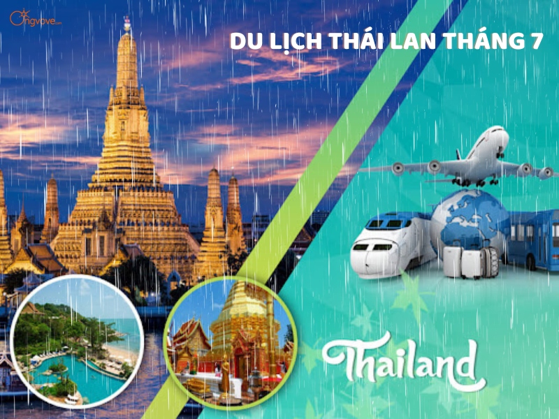 Những lưu ý về thời tiết tháng 7 tại Thái Lan