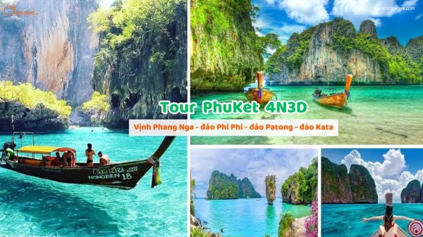 Tour Phuket 4N3D - Vịnh Phang Nga - đảo Phi Phi - đảo Patong - đảo Kata