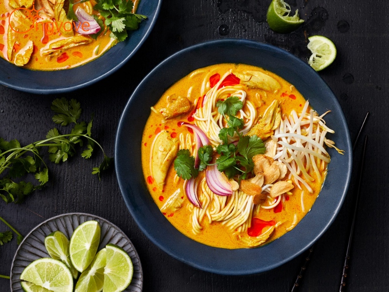 Cách làm Khao Soi Cà Ri Gà thơm ngon tại nhà