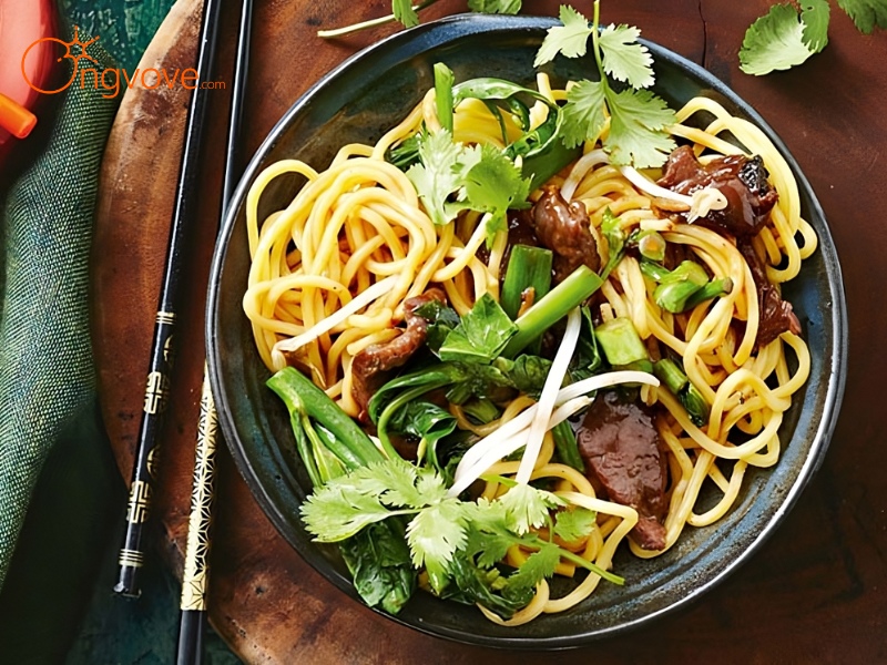 Cách nấu mì trường thọ Chiết Giang ngon đơn giản tại nhà
