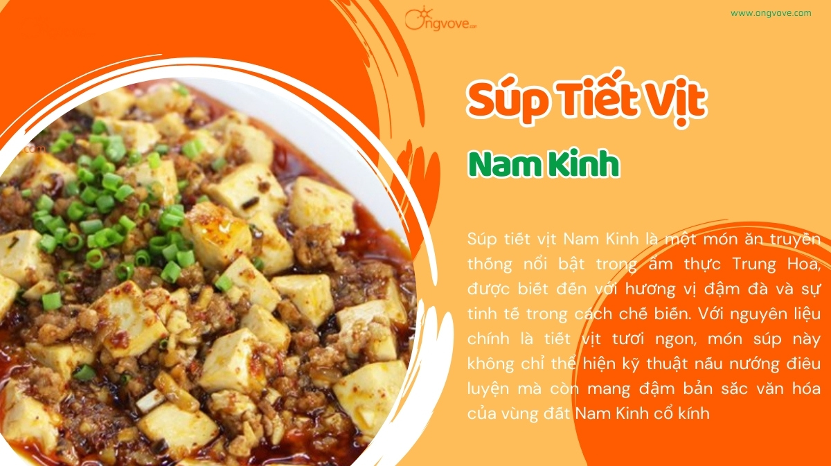 Súp Tiết Vịt Nam Kinh: Tinh Hoa Ẩm Thực Trung Hoa Đậm Đà và Tinh Tế