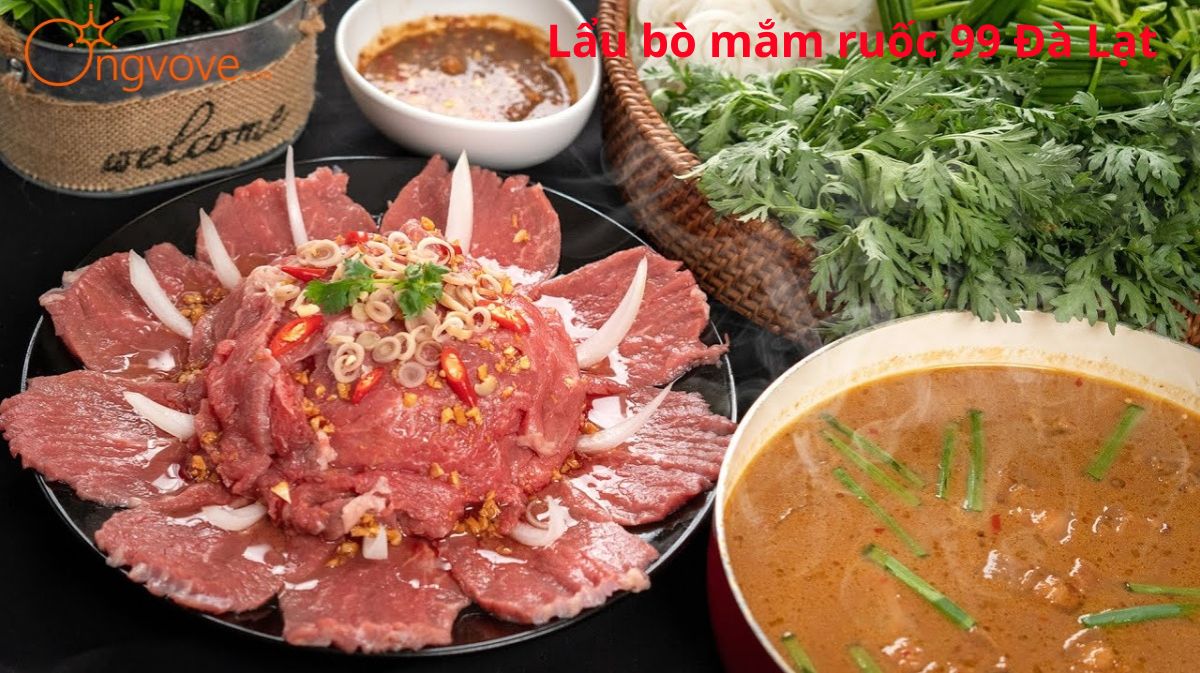 Lẩu Bò Mắm Ruốc 99 Đà Lạt - Thơm Lừng Hương Mắm, Ngất Ngây Vị Bò