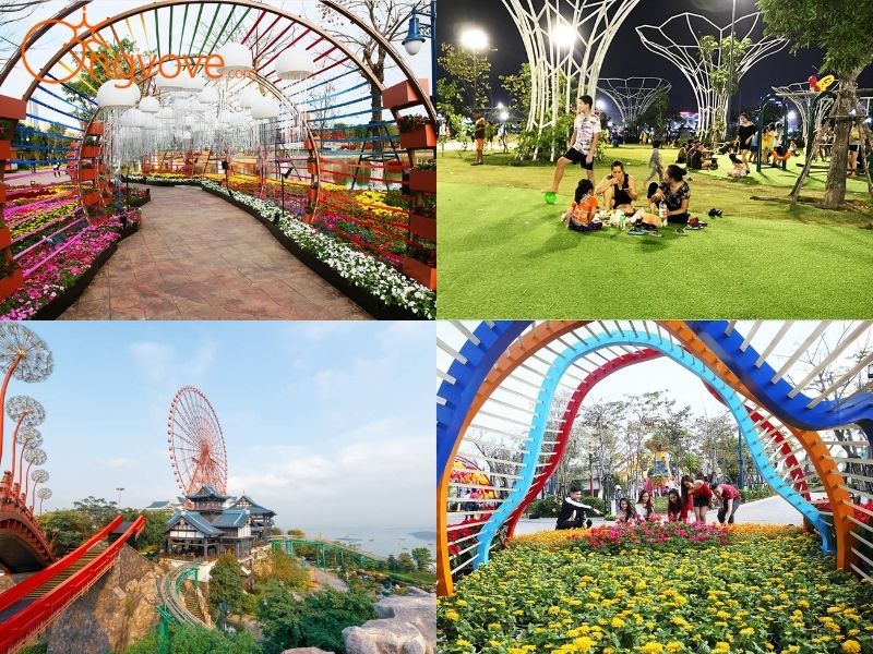 Chơi gì ở Công viên hoa Hạ Long?