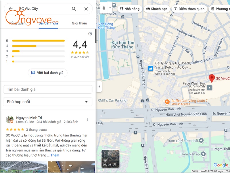 Hướng Dẫn Di Chuyển Đến SC VivoCity