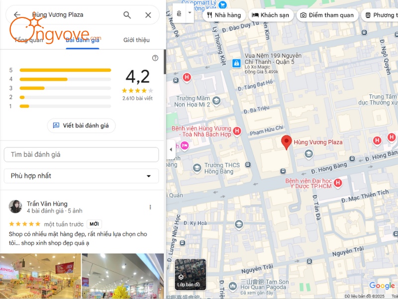 Tổng quan về không gian của Parkson Hùng Vương