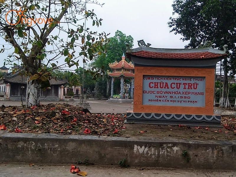 Sử dụng dịch vụ du lịch “Chùa Cự Trữ Nam Định” tại nền tảng Ong Vò Vẽ Travel