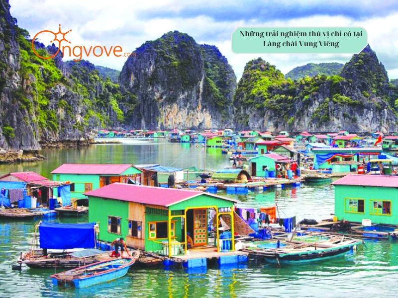 Những trải nghiệm thú vị chỉ có tại Làng chài Vung Viêng Quảng Ninh