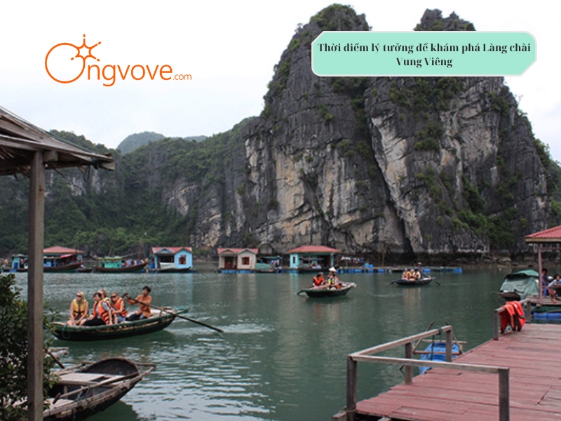 Thời điểm lý tưởng để khám phá Làng chài Vung Viêng