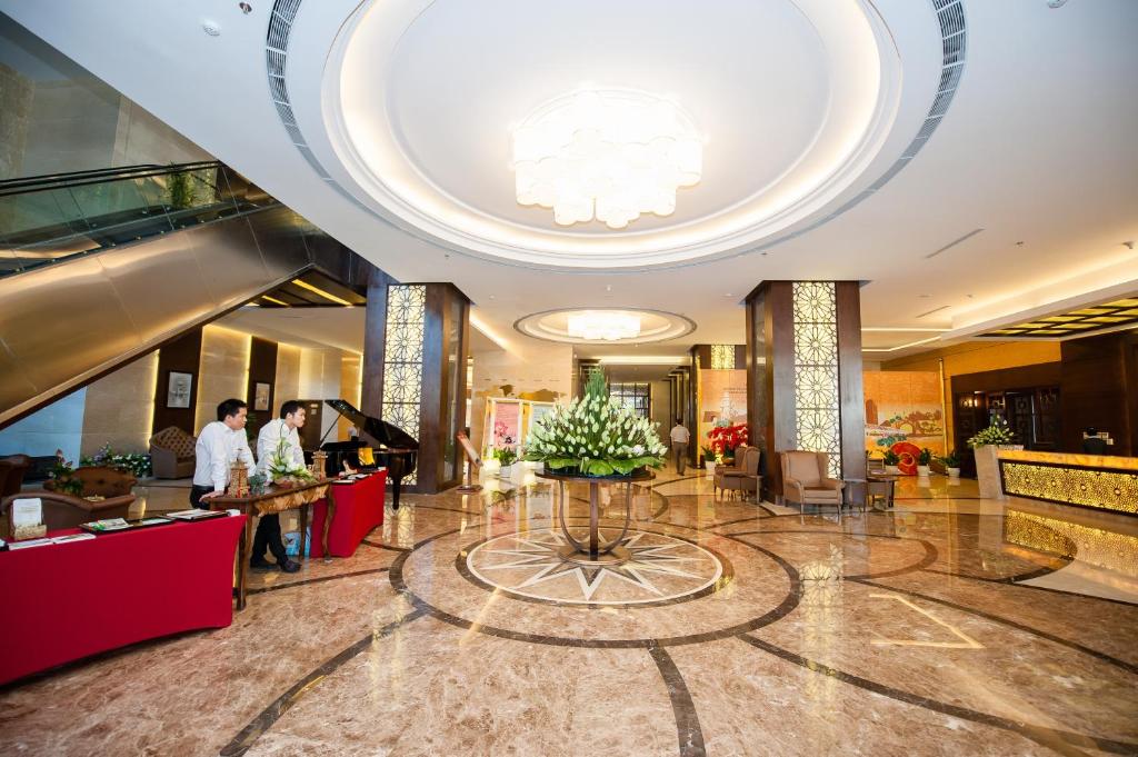 Mô tả Khách Sạn Mường Thanh Luxury Sông Lam trong hệ thống Mường Thanh và vị trí nổi bật của nó.