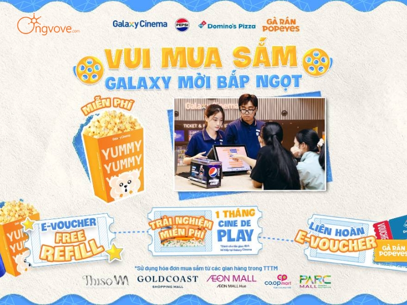 Các Chương Trình Ưu Đãi Và Khuyến Mãi Hấp Dẫn tại Galaxy Cinema Quang Trung