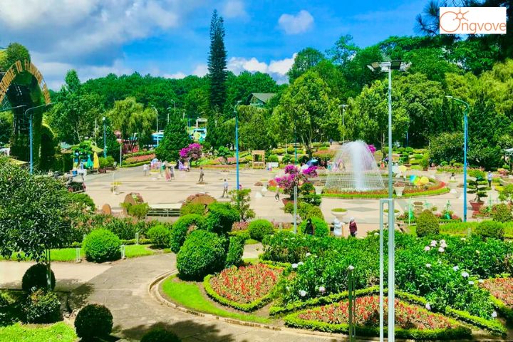 Giá vé vườn hoa thành phố Đà Lạt 2023