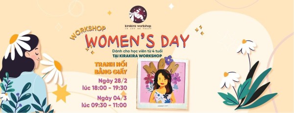 WORSHOP MỪNG NGÀY 8/3 - WORKSHOP THIỆP CẮT GIẤY