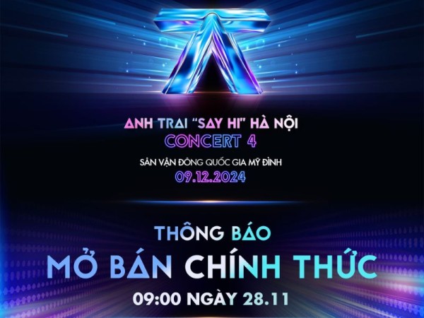 Đừng Bỏ Lỡ Concert Anh Trai Say Hi Hà Nội: Thông Tin, Lịch Diễn, Cách Mua Vé