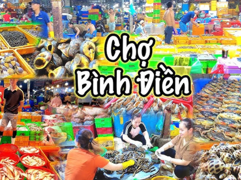 Sử Dụng Dịch Vụ Du Lịch "Chợ Đầu Mối Bình Điền" Tại Nền Tảng Ong Vò Vẽ Travel