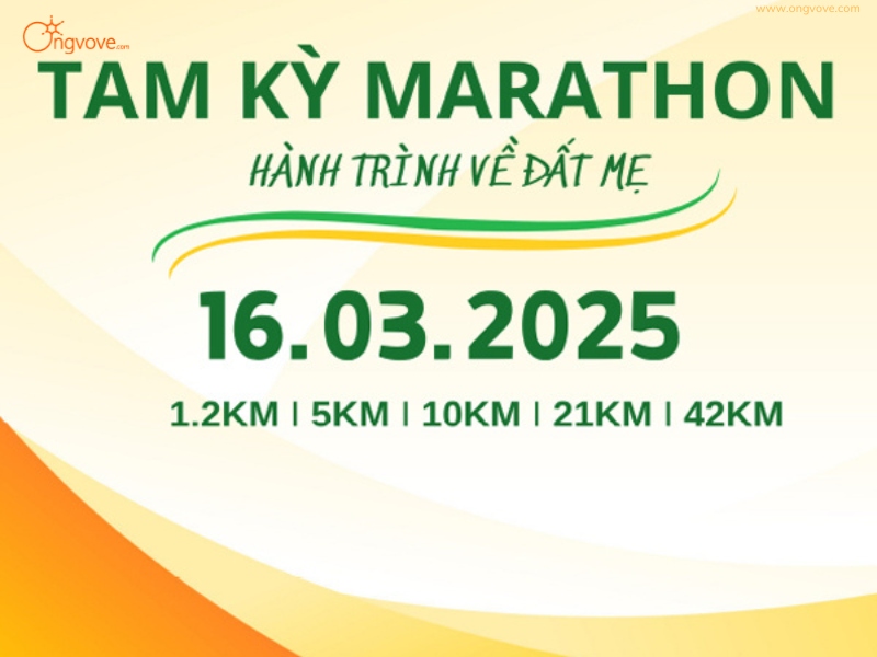 Tam Kỳ Marathon - Hành trình về đất Mẹ 2025