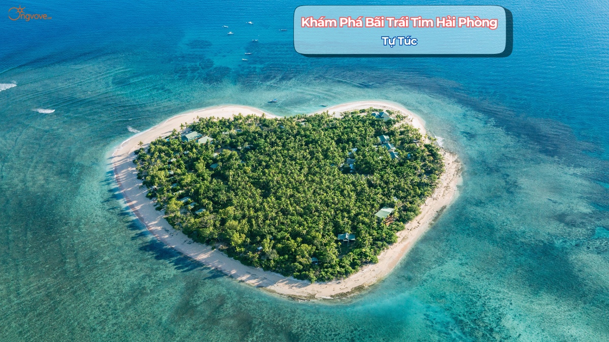 Khám Phá Bãi Trái Tim Hải Phòng Tự Túc – Điểm Đến Lãng Mạn Giữa Biển Trời