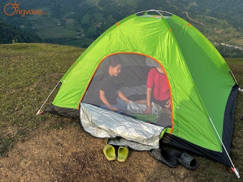 Cắm trại và trekking ở Đồi Lủng Tráng
