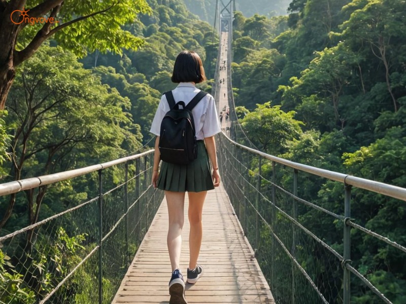 Cầu treo Pắc Phe Phú Thọ