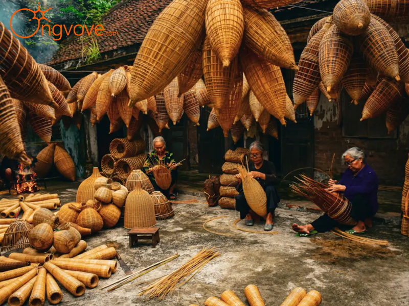Làng Mây Tre Đan Ngọc Động Hà Nam Có Gì Nổi Bật
