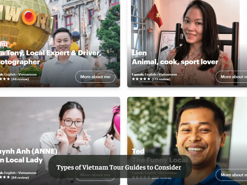 Types of Vietnam Tour Guides to Consider